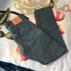 Green ‘Yellow Washed’ Levi 508’s